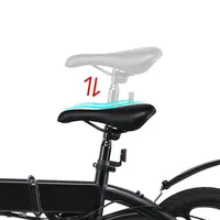 Scooter électrique A1F Citycoco 36v 250w, mini vélo électrique pour adultes à moteur central, vélo de ville de 16 pouces, moteur de vélo électrique