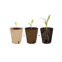 Pot de plantation biologique pour abeilles de jardin Kit de semis biologique pour plantes Semences Starter Cup Germination Trays Paper Pulp Peat Pot Nutrient Cups