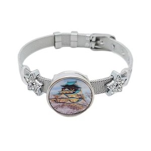 Braccialetto in metallo con Design personalizzato in pelle acciaio inossidabile con sublimazione in bianco-accessorio per mamma '<span class=keywords><strong>papà</strong></span> amore' - Product Image 3