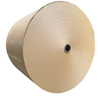 Rouleau de papier kraft brun 60-120 g/m² pour emballage cadeau et artisanat, surface lisse, anti-ondulation, taille personnalisable, pâte de bois vierge, impression numérique
