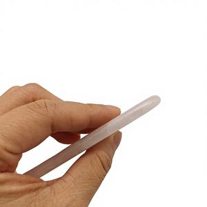 Rouleau de massage guasha jade blanc masseur de visage logo personnalisé avec boîte rouleau de jade blanc guasha de haute qualité - Product Image 4