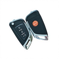 Clés de voiture de haute qualité Xhorse XKKF03EN, télécommande filaire à 3 boutons, type couteau, pour outil VVDI