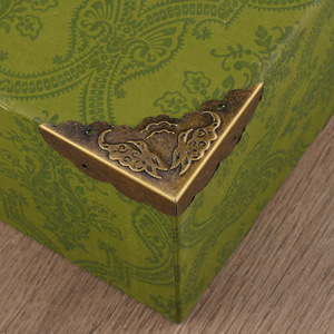 Antique Bronze Gold Silver Metal <b>Corner</b> <b>Protectors</b> For Wooden Boxes Wardrobe Hardware 928 929 Plated Carbon Steel Wall Mount - Product Image 4