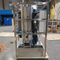 Machine à glaçons en tubes pleins de 1 à 2 tonnes pour boissons fraîches, magasins de boissons et restauration commerciale