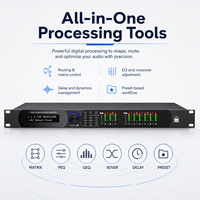 Processeurs audio FIR LAB306 3 entrées 6 sorties DSP Système de sonorisation professionnel Processeur audio numérique intelligent