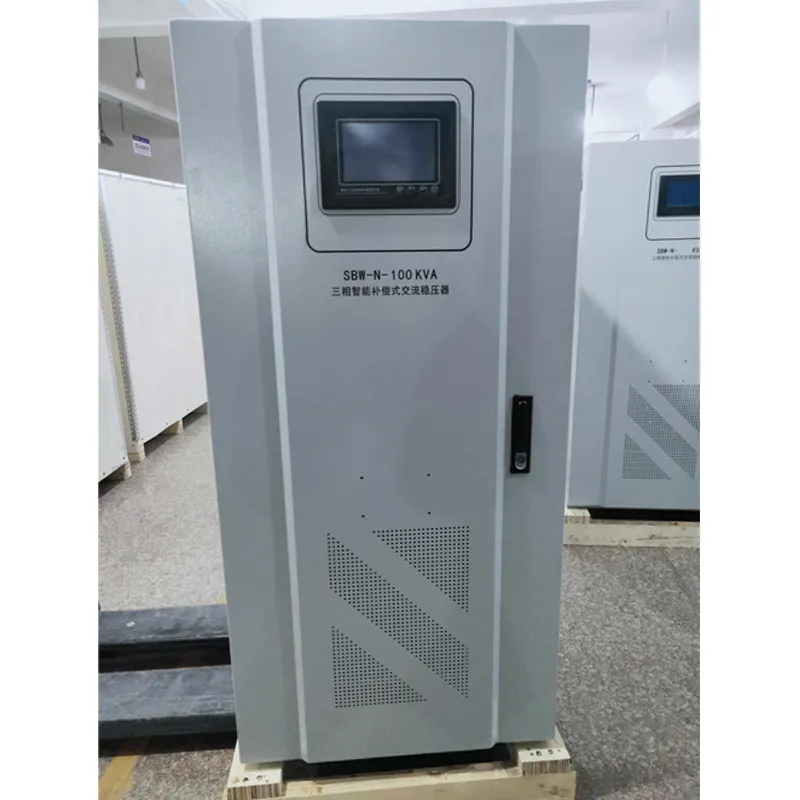 산업 500KVA SBW 3 상 380V 서보 AC 자동 전압 조정기 안정기 400KW