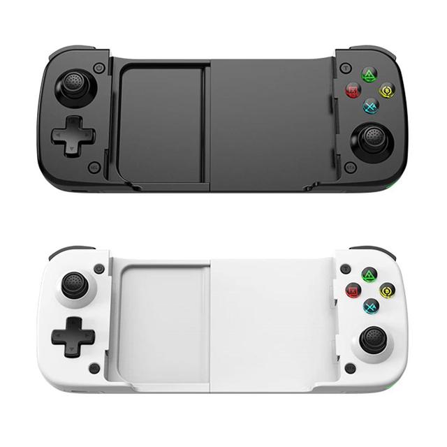 D3S Telescopic BT Gamepad Mobile Gaming Controller for Android/iOS/PC/Switch Hall Effect Trigger Joystick with Turbo/Vibration