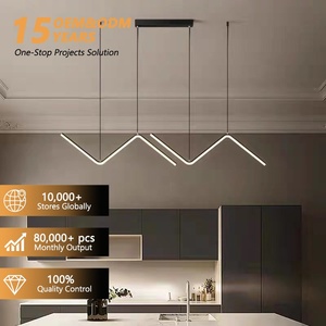 Lampada a Sospensione in Alluminio per Sala da Pranzo, Design Moderno e Minimalista, Stile Nordico Creativo - Product Image 1