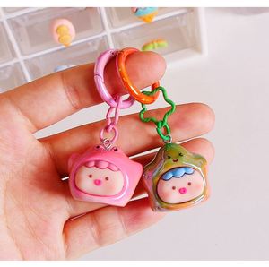 Set de Llaveros de Resina con Temática Oceánica al por Mayor, Colgante 3D de Animales Marinos, Bonito Amuleto de Tesoro de Dibujos Animados para Parejas y Mochilas - Product Image 4