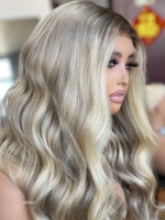 Perruques de cheveux humains SHY HD 13x5 sans colle, perruque frontale en dentelle, 100% cheveux humains bruts, ondulation naturelle, raie naturelle