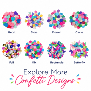 Confettis en papier de soie multicolores en forme de cercle pour la décoration de mariage, d'anniversaire, de fête de naissance - Product Image 6