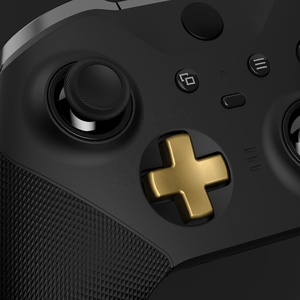 ปุ่ม D-pad แม่เหล็กสีทองเมทัลลิกแบบเปลี่ยนได้ EXtremeRate พร้อมปุ่ม Paddle ด้านหลังสำหรับคอนโทรลเลอร์ Xbox One Elite - Product Image 3