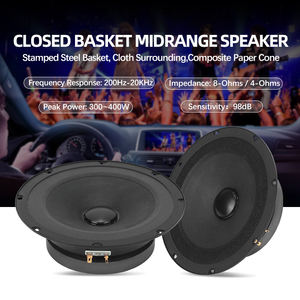 Système de musique de voiture puissant haut-parleur de porte de voiture de 6.5 pouces haut-parleur de milieu de gamme de 8 pouces avec klaxon - Product Image 2