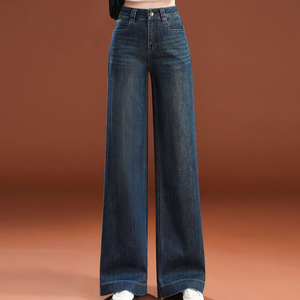 Women's high-waisted flared <b>jeans</b>, slimming and hip-lifting design - Product Image 2