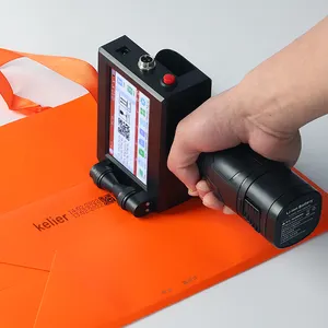 KELIER 2023 industri baru handheld inkjet gun printer untuk plastik logam kaca karton kemasan makanan