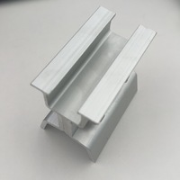 Support de fixation pour panneau solaire anodisé, fixation de module photovoltaïque sur toit métallique, résistance au vent 60 m/s, résistance à la neige 1,4 KN/m²