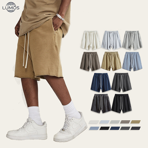 Pantalones Cortos Deportivos <span class=keywords><strong>de</strong></span> Algodón Personalizados <span class=keywords><strong>de</strong></span> Alta Calidad, Pantalones Cortos <span class=keywords><strong>de</strong></span> Estilo Urbano con Lavado Ácido para <span class=keywords><strong>Hombre</strong></span> - Product Image 1