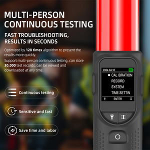 Dispositivo Sicurezza Stradale LED Avviso Luce Analizador Alcol <span class=keywords><strong>Respiro</strong></span> Instrumento Di Control Per Test Dell'Alcol - Product Image 2