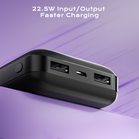 Banque d'alimentation mince personnalisable 22,5W 5000mAh 10000mAh PVC & ABS Chargeur sans fil magnétique Banque d'alimentation pour téléphone avec logo Étanche
