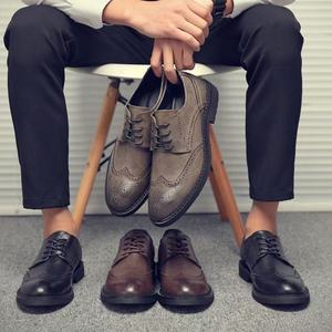 Zapatos Oxford de Cuero Genuino Negro con Punta Puntiaguda y Cordones, Zapatos de Vestir con Suela de Goma Transpirable para Todas las Temporadas, Oficina y Carrera - Product Image 2