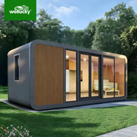 Unidad de Vivienda Móvil Modular Prefabricada para Alojamiento en Resorts de Glamping, Proyectos en Zonas Escénicas, Cabaña Apple, Casa Cápsula Espacial