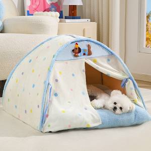 Maison chaude d'hiver toutes saisons Tente universelle semi-fermée pour chats et chiens - Product Image 3