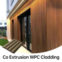 Revêtement mural extérieur imperméable en WPC, planche 219*26mm, bardage composite bois-plastique, couleur et longueur personnalisées, livraison rapide