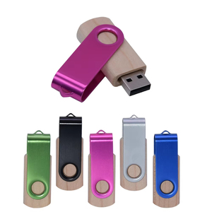 Nouvelle Clé USB 2.0 Pivotante <span class=keywords><strong>en</strong></span> Bois, Vente Chaude <span class=keywords><strong>en</strong></span> Gros, Logo Personnalisé, Haute Vitesse, Garantie 3 Ans, Chiffrement, 4 Go-64 Go - Product Image 2