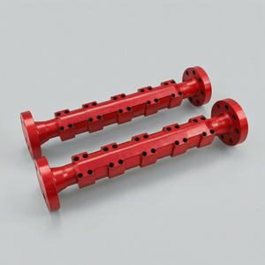 Conjunto de Tubería de Aluminio Roja para Bomba de Lodo Serie QWS, Salida de Descarga, Revestimiento Resistente a la Corrosión, Servicio Petrolero - Product Image 1