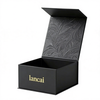 Boîte en carton rigide de 2 mm d'épaisseur, fermeture magnétique, laminage mat, doublure en éponge, logo personnalisé, emballage cadeau de luxe
