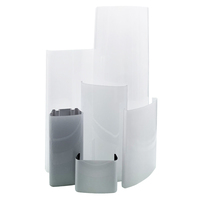 Tube Led personnalisé sans Spot lumineux, dôme acrylique, PMMA, demi-rond, couvercle de lampe Led, abat-jour, couvercle de PC