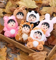 CHIBI MARUKO CHAN Blind Box 100% Asli Jepang Anime Kotak Misteri Plastik Figur Kawaii 6PCS Set Lengkap Dekorasi Meja VLT