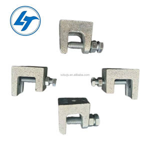 Fixations à clipser en acier galvanisé pour sol/mur, en alliage de fonte galvanisée, en forme de U/C - Product Image 5