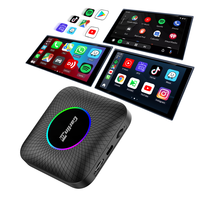 Carlink Tbox Ambient 8G 128Gb 6225 Chip inalámbrico Android Auto Ai Box Car Play Dongle Multimedia Smart Carlinkit Carplay adaptador