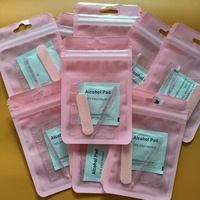 Kit d'outils de manucure portable cinq pièces, modèle artisanal 002 pour usage courant, colle gelée, vente en gros