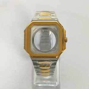 Boîtier Carré en Acier Inoxydable 316L <span class=keywords><strong>de</strong></span> Style SANTOS <span class=keywords><strong>DE</strong></span> <span class=keywords><strong>CARTIER</strong></span> <span class=keywords><strong>de</strong></span> 42 mm avec Verre Saphir pour Mouvement Japonais NH35/NH36 - Product Image 2