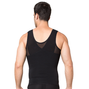 Vêtement de compression pour homme, gaine amincissante, correcteur de <span class=keywords><strong>posture</strong></span>, contrôle du ventre, vêtement de modelage, corset de poitrine, <span class=keywords><strong>t</strong></span>-<span class=keywords><strong>shirt</strong></span> de compression - Product Image 3