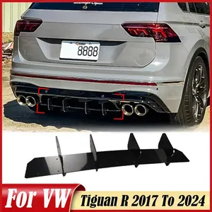 สปอยเลอร์กันชนหลัง StarNav สำหรับรถยนต์รุ่น Rline ปี 2017-2024 แผ่นปิดล่าง ป้องกันดิฟฟิวเซอร์ ชุดแต่งภายนอกตัวถัง - Product Image 2