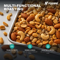 Machine commerciale de torréfaction et de rôtissage d'arachides, machine à rôtir les noix, machine à torréfier les noix multi-usages pour pistaches et graines de citrouille