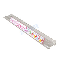 Rak Mahjong Akrilik Magnetik 20 inci dengan Desain Glitter Unik Bergelombang dan Penggerak, Set 4 Buah, Custom