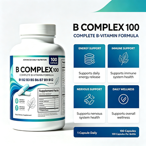 En Stock: <span class=keywords><strong>B</strong></span>-Complex Plus, 100 <span class=keywords><strong>C</strong></span>ápsulas, Suplemento de Vitaminas <span class=keywords><strong>B</strong></span> para Apoyar los Niveles de Energía y el Sistema Nervioso* - Product Image 2