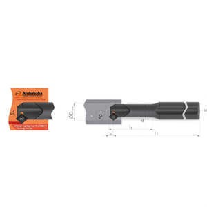 เครื่องมือกลึงภายใน R/L TA8078 เครื่องมือกลึงแบบแทรกเม็ดมีดขนาดเล็กชนิดบวก - Product Image 2