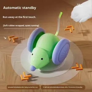 ماوس ليزر لسيارة الحيوانات الأليفة من البلاستيك الصديقةلعبة القط للترفيه الذاتي عصا القط للكلاب لعبة جديدة تحت عنوان الرسوم الم - Product Image 5