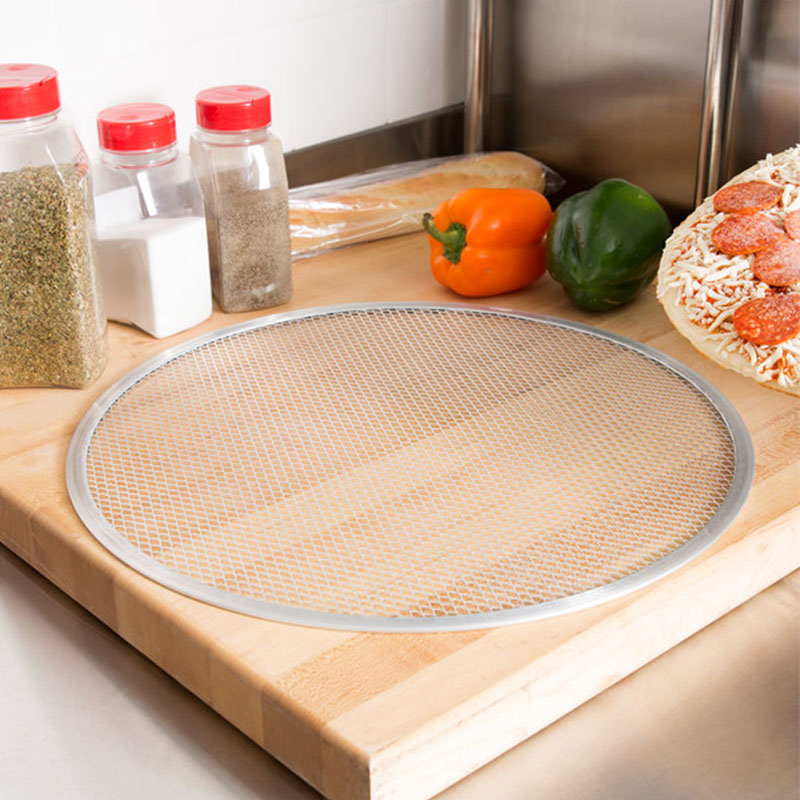 Aluminum Mesh Pizza Pan Screen