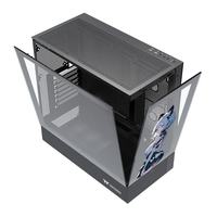 Boîtier d'ordinateur Thermaltake(tt) Steel Shadow Transparent S Sea View, compatible avec carte mère ATX, prend en charge le refroidissement à eau 360