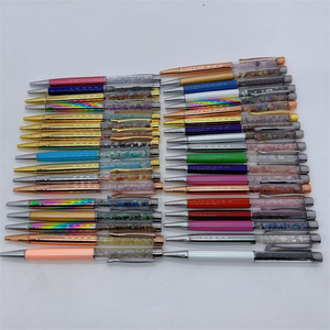 <span class=keywords><strong>Pietre</strong></span> <span class=keywords><strong>preziose</strong></span> di carv rosa oro argento metallo fatto a mano chips di cristallo artigianato multi colore di cristallo penna a sfera per il regalo - Product Image 5