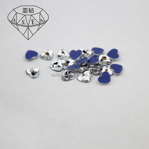 ASFA11 รูปหัวใจขนาด 5x5.3 มม. คริสตัลรูปทรงต่างๆ แบบติดด้วยความร้อน ss6 และ SS10 ใช้กับเครื่องติดคริสตัลแบบร้อน ab crystal - Product Image 4