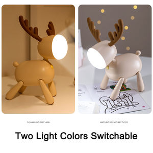 Lampe de chevet Led en forme de <span class=keywords><strong>cerf</strong></span>, 5v, pour chambre d'enfant, décoration de nuit - Product Image 2