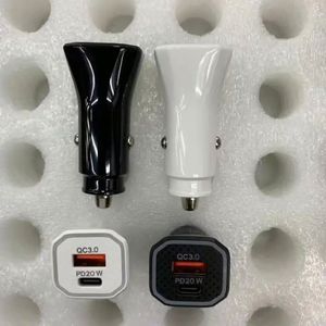 Nouveautés Chargeur de voiture avec adaptateur rapide 2 en 1, 2 ports USB QC3.0, station de charge de voiture, chargeur rapide 20W - Product Image 6