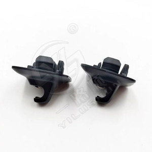 Xinyida Y66 Mounting <b>Hook</b> <b>Clip</b> For Geely Lynk & Co 08 Z10 Vanity Mirror Sun Visor Plastic Nylon Black - Product Image 1